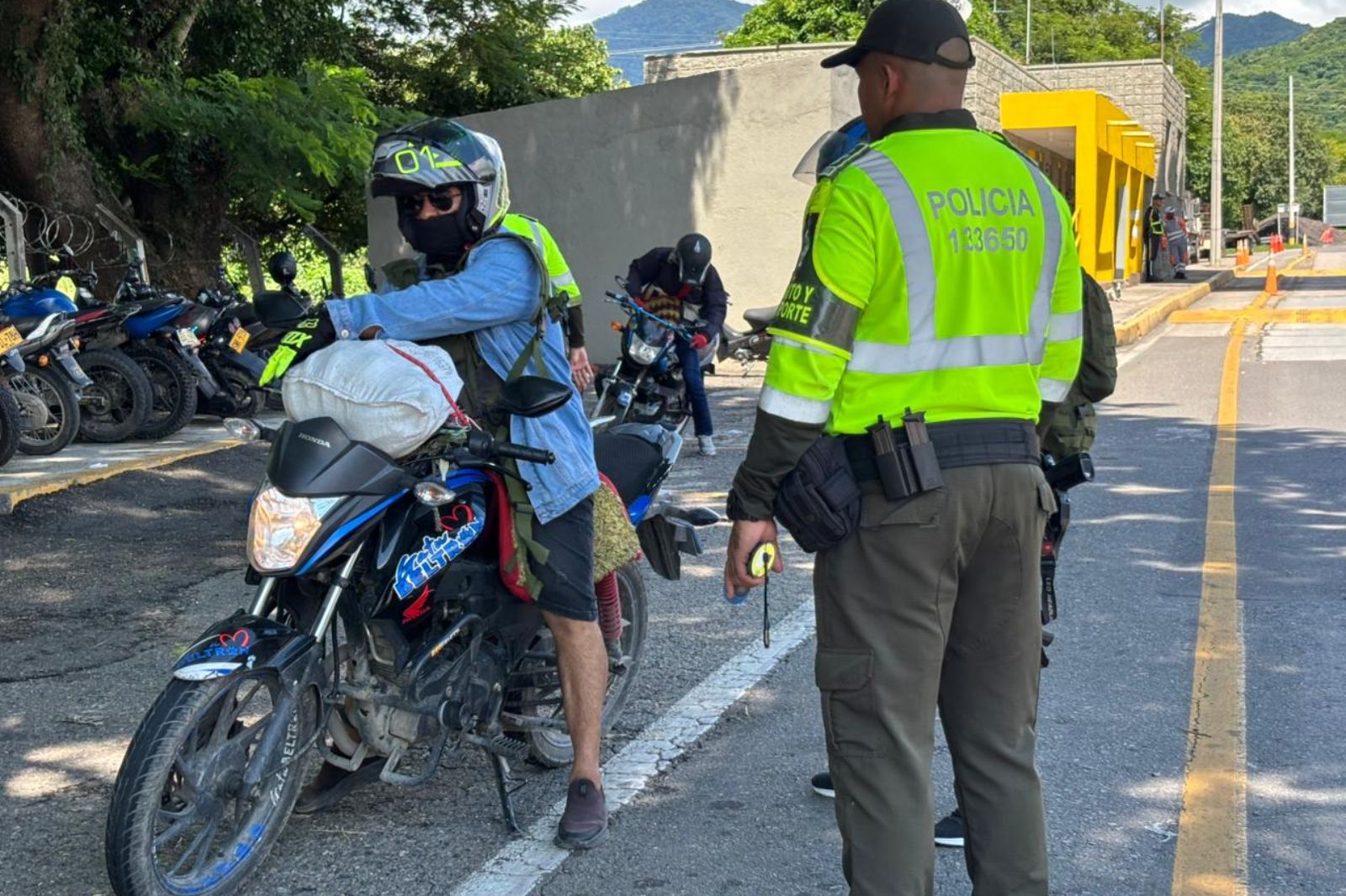 Fotos cortesía Policía Metropolitana de Santa Marta.