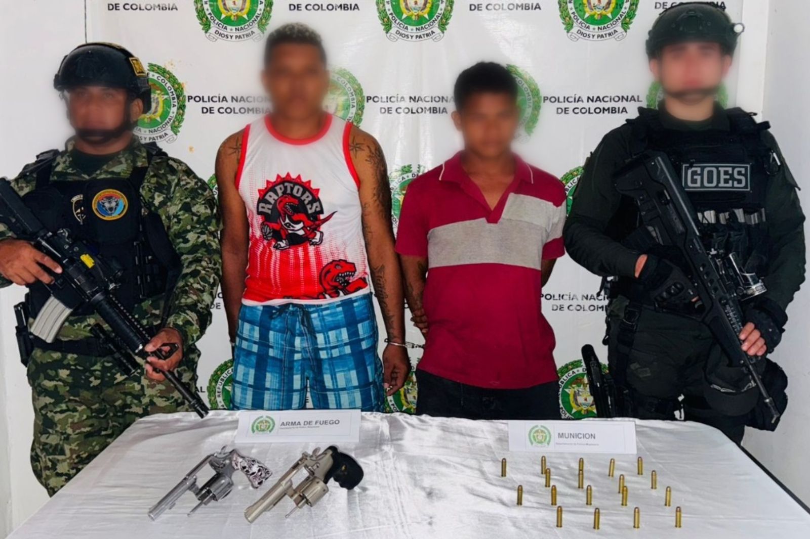 Foto cortesía Policía Nacional de Colombia. 