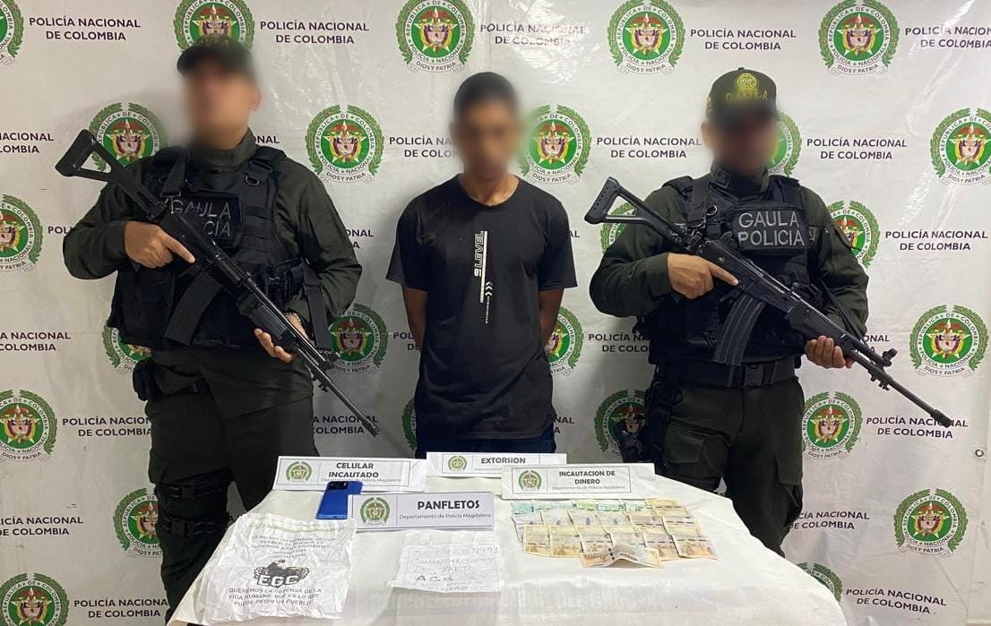Foto cortesía Policía Nacional de Colombia. 