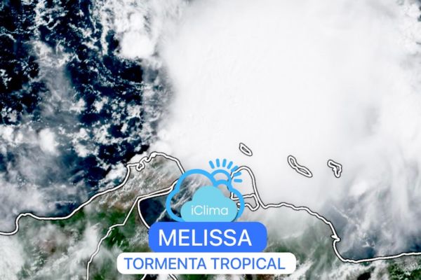 TORMENTA TROPICAL #MELISSAFoto: @Iclima