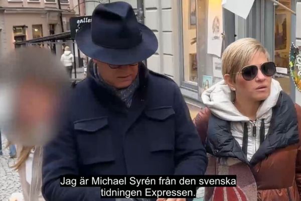 Foto tomada de captura de video del medio de comunicación sueco Expressen.