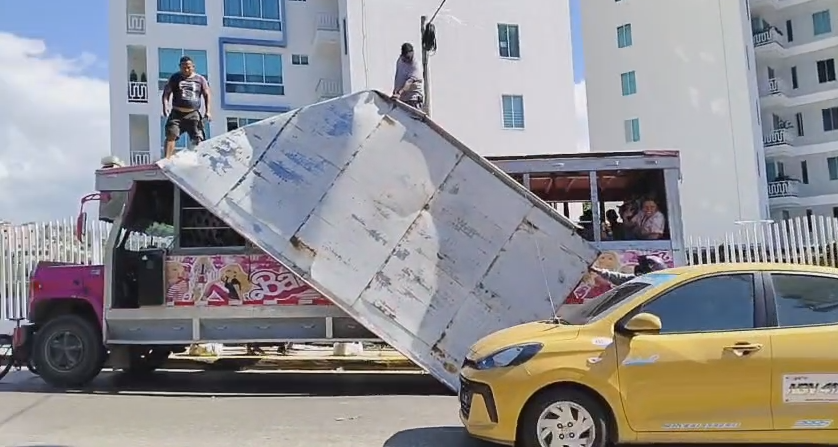 Foto captura de video de las redes sociales.
