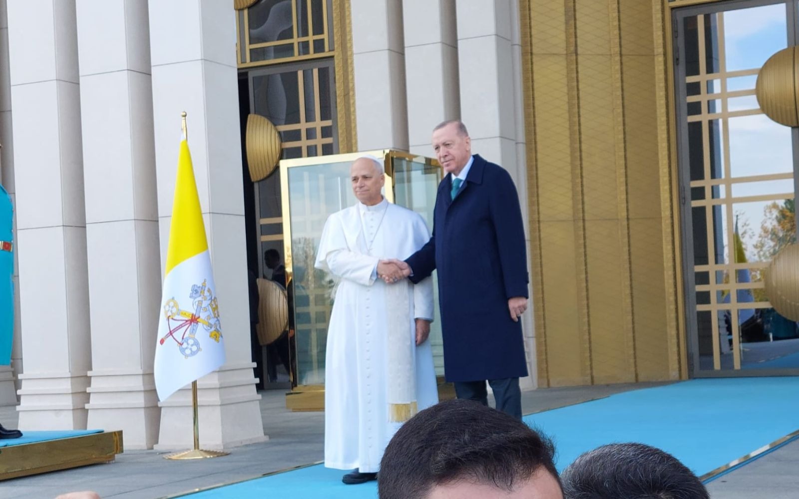 El Papa León XIV en el Vaticano. | Crédito: Daniel Ibáñez / EWTN News.