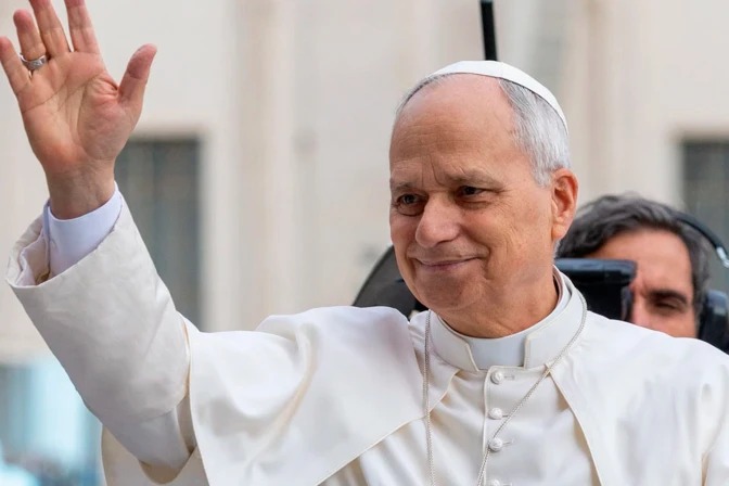 El Papa León XIV. | Crédito: Daniel Ibáñez / EWTN News.