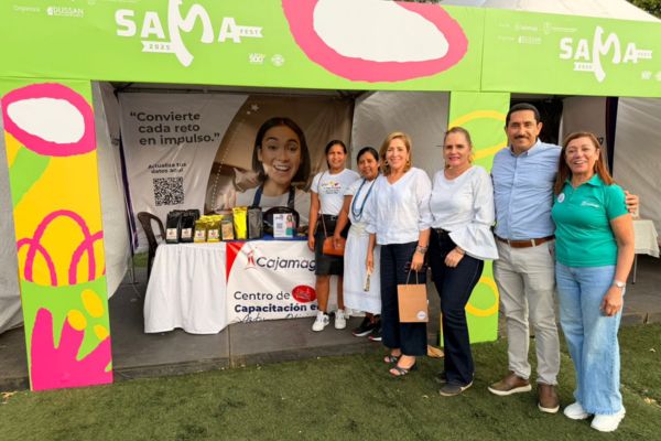 Marta García, directora de Cajamag, presente en el Samafest. Foto cortesía Cajamag