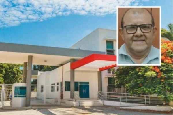 Armando Salas Ortiz, nuevo gerente del Hospital San Cristóbal de Ciénaga. Fotos Gobernación del Magdalena