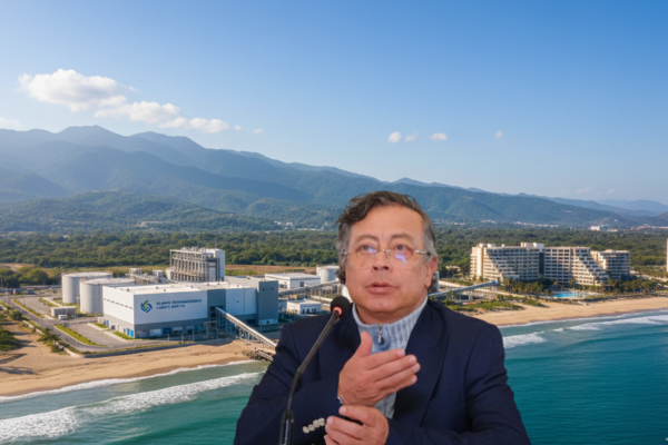 Foto Presidencia de Colombia e imagen creada con IA