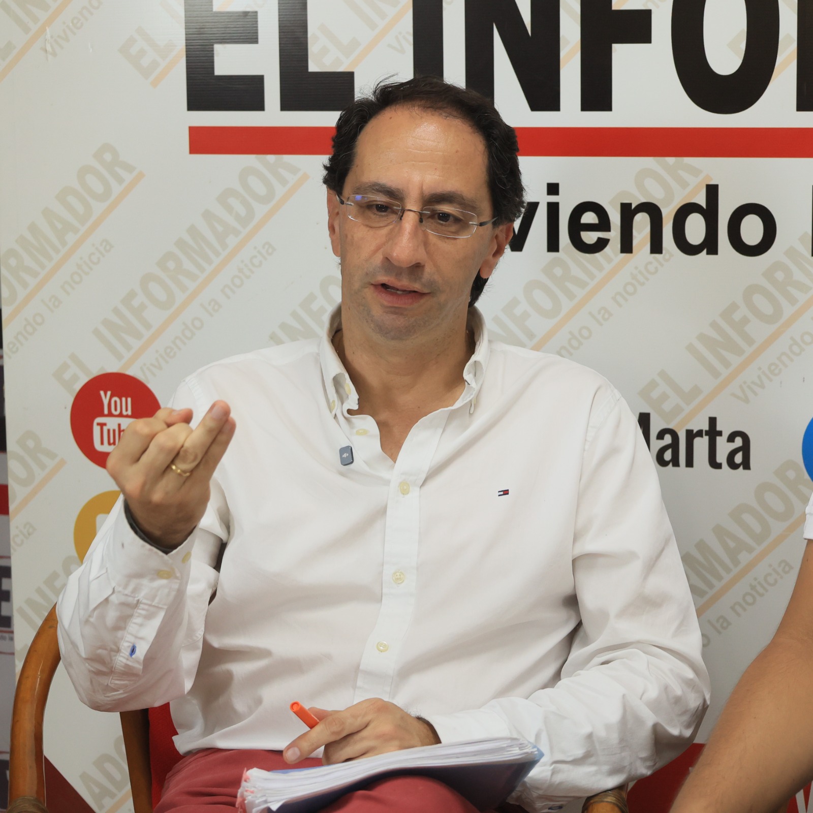 José Manuel Restrepo, formula vicepresidencial de Abelardo de la Espriella. Foto derechos EL INFORMADOR.