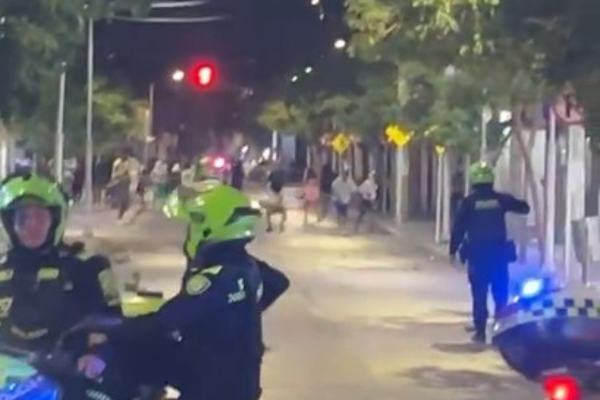 Captura de video que circula en redes sociales 