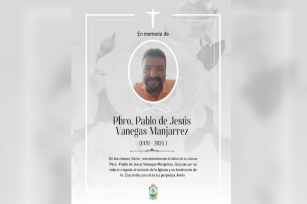 Captura de pantalla de foto de la redes sociales de la Diócesis de Santa Marta 