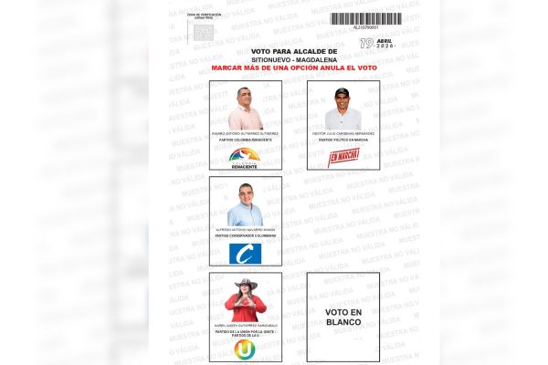 Foto cortesía Registraduría Nacional.