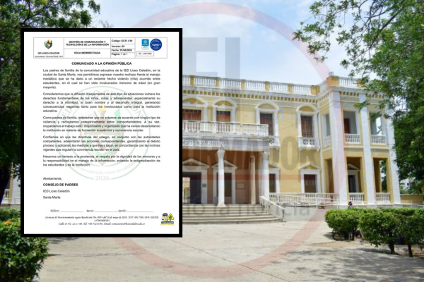 Fachada del edificio del Liceo Celedón. Derechos Reservados/ELINFORMADOR