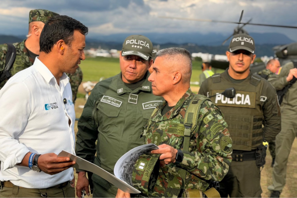 Foto tomada de la cuenta red social X @mindefensa
