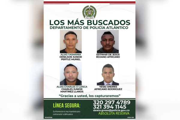 Foto Policía Metropolitana de Atlántico 