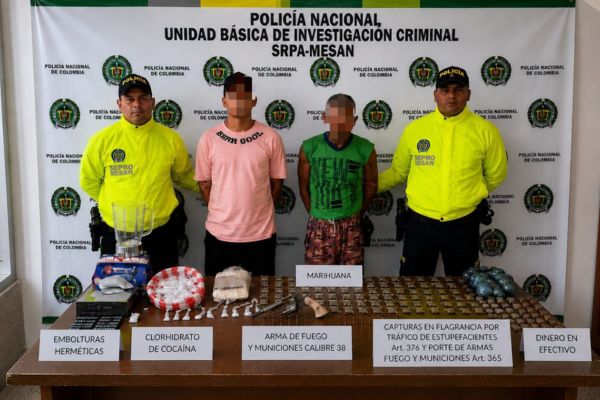 Foto cortesía Policía Nacional de Colombia. 