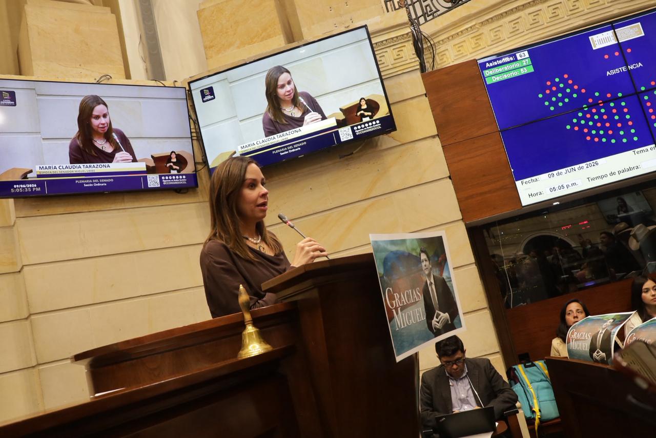 Foto cortesía Senado de Colombia.