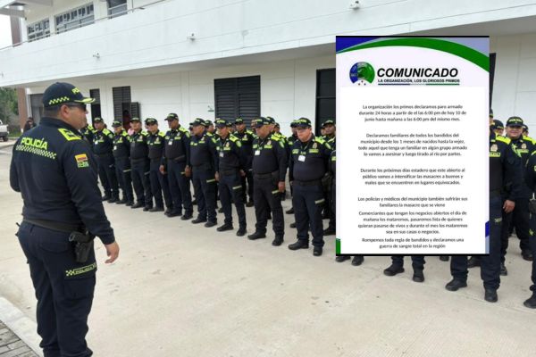 Foto cortesía Policía Nacional de Colombia. 