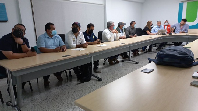 En instalaciones de la Universidad Cooperativa de Colombia, UCC, se reunieron los distintos organismos de socorro y entidades privadas, entre otros.