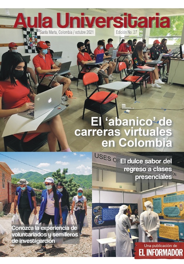 Portada de la edición 27 de la revista Aula Universitaria.