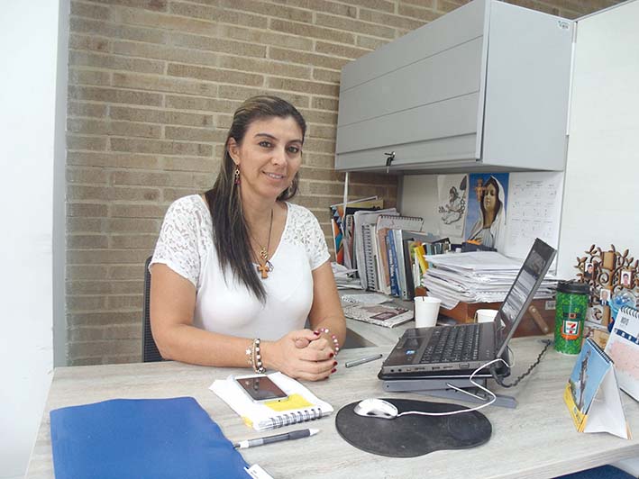 Claudia Mejía, docente universitaria