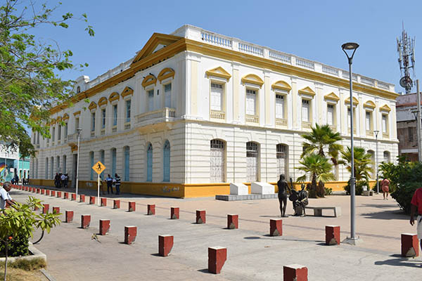 Este el Palacio municipal de Ciénaga desde donde despacha la administración.