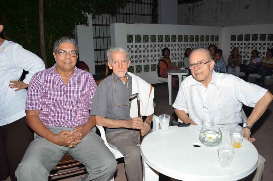 Bladimiro Caneva, Álvaro McCausland y Joaquín Zúñiga.