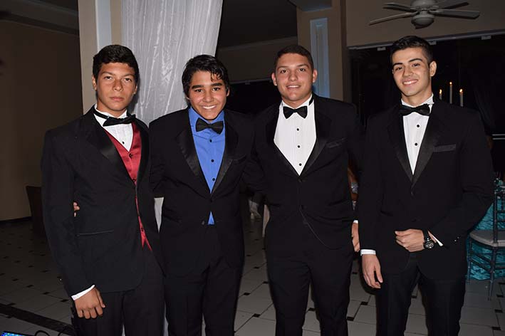 José Rengifo Dávila, Pablo Gutiérrez, Edgar Perdomo y David Gómez.