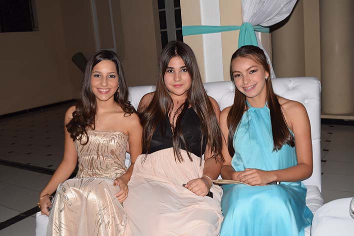 María Alejandra Pérez, Ana Margarita Cotes y Alejandra Flórez.