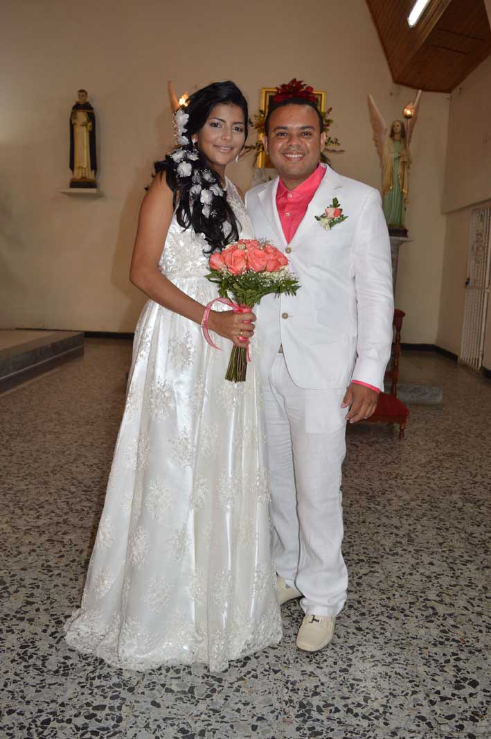 Los esposos Willinton Espitia y Karina Albarracín Yepes.