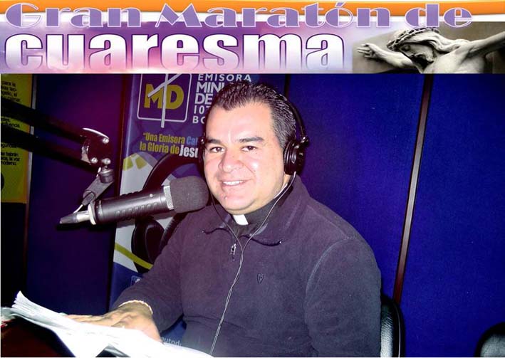 Estará presente el Pbo. Javier Riveros, director de la emisora Minuto de Dios, Bogotá.