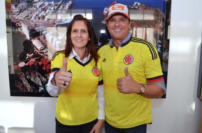 Rosa Cotes y Carlos Vives