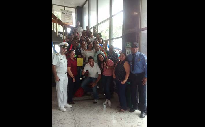 Durante la despedida de Amerlia Guerra de Santander le hicieron diferentes manifestaciones de cariño y agradecimiento.