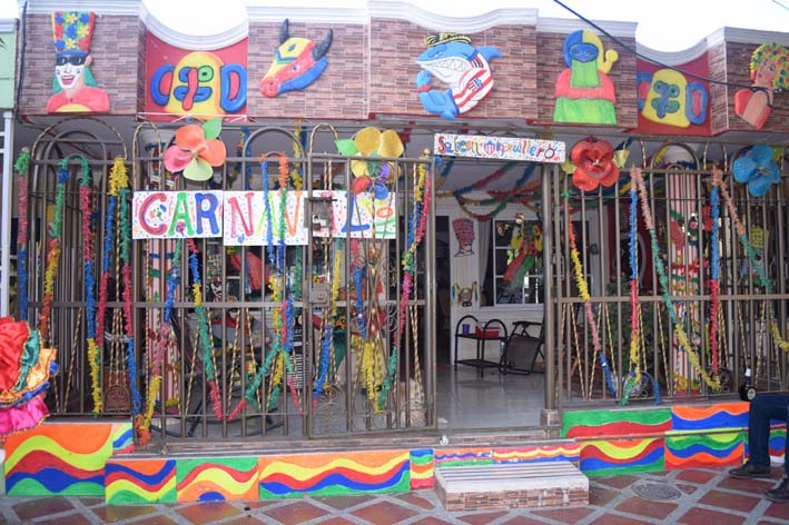 El concurso casa carnavalera fue ganado por la familia Vélez- Pertuz del barrio Ciudadela 29 de Julio.