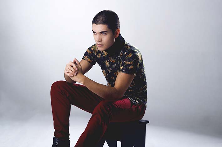Andrés García, cantante colombiano. 
