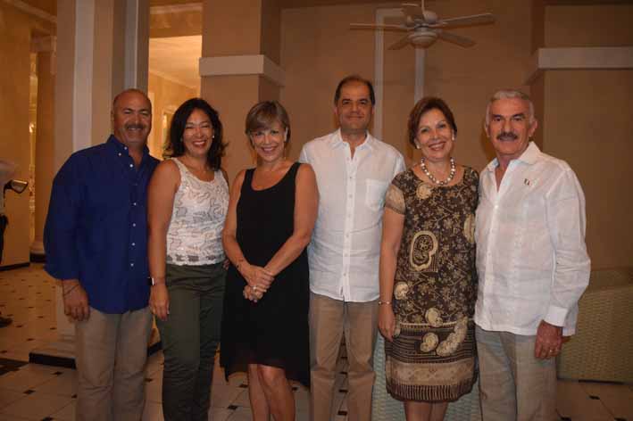 David Dagostino, Olga Dagostino, Claudia Solano, Germán Zapata, Alina Guaragna y Costantino Faillace.