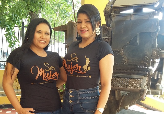 Caitlin Jiménez y Angely Pérez, son las promotoras de esta iniciativa. 