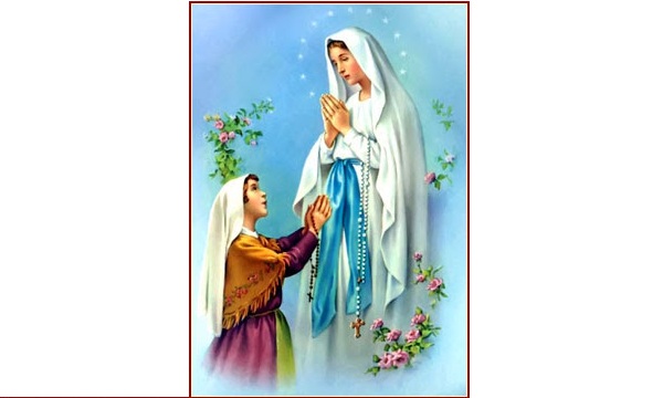 Nuestra Señora de  lourdes.