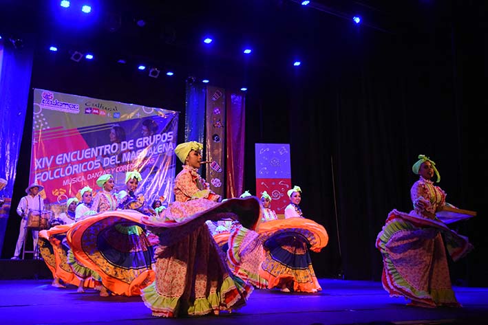 Eventos culturales como el Encuentro de Grupos Folclóricos del Magdalena son actividades que estimulan la creación,  el fortalecimiento de la identidad cultural de individuos y comunidades y en esta oportunidad se vivenció y busca continuar  preservando la tradición del folclor.
