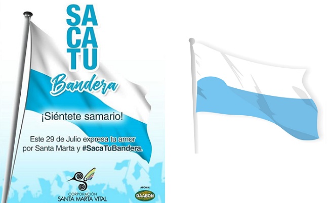#SacaTuBandera y compaña a celebrar el cumpleaños 494 de Santa Marta.
