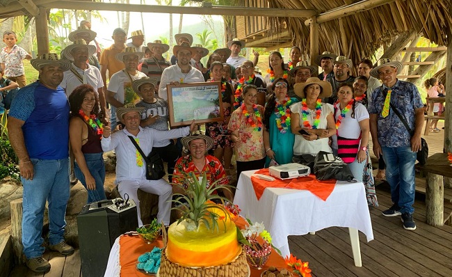 Los comunales de las 48 veredas de la Troncal del Caribe se reunieron para rendirle un homenaje al líder social Freddy Castillo.