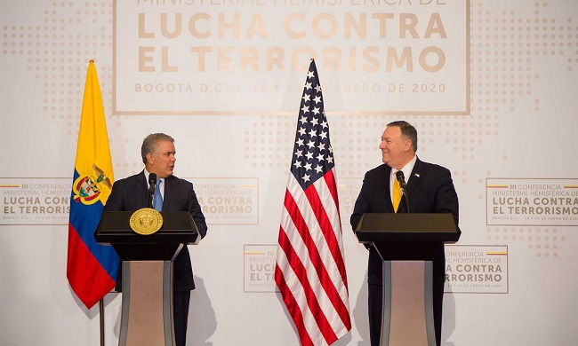 El Presidente de la República, Iván Duque Márquez, manifestó este lunes que la relación con Estados Unidos se debe fortalecer todos los días.