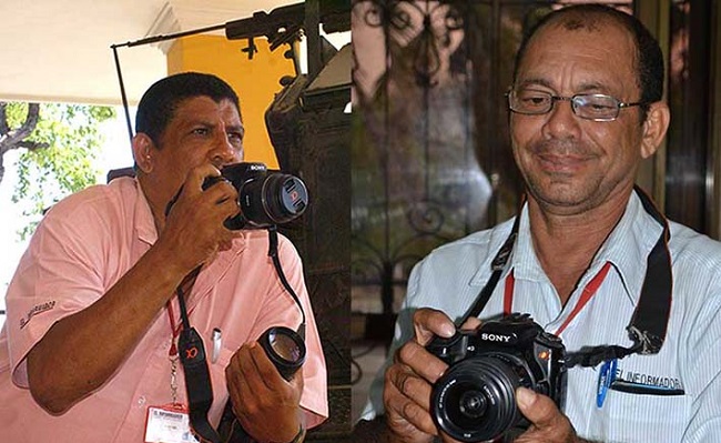 Edgar Fuentes y Orlando Marchena, fotógrafos de EL INFORMADOR. 