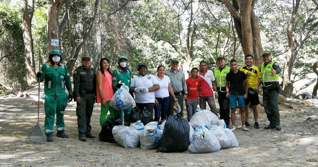 Esta campaña logró la recolección de gran cantidad de residuos en las orillas y cauce  de acequias y el Río Ranchería.