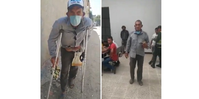 Este hombre venezolano quien usaba muletas y sondas logró engañar a cientos de samarios con su falsa enfermedad.
