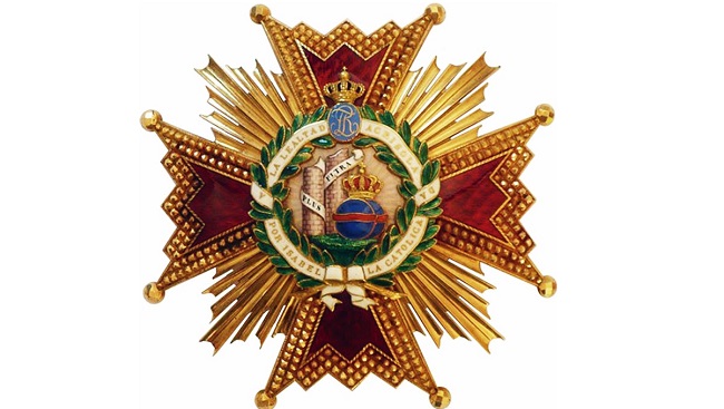 Condecoración creada el 14 de marzo de 1815 por el rey Fernando VII, fue conferida a Antonio Núñez, cacique de Mamatoco por el Consejo de Indias el 3 de febrero de 1816.