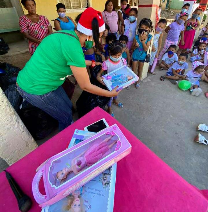 Los infantes agradecieron a la Fundación Pepe Vives De Andréis y a sus colaboradores por los detalles.
