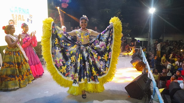 Julieth Parra De La Cruz, Reina del Carnaval de La Vida 2023 del municipio de Aracataca, Magdalena.