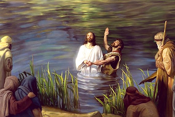 Jesús entró en su ministerio y consiguió a sus primeros discípulos, San Juan proclamó a Cristo el Cordero de Dios, cuyo camino había preparado. 