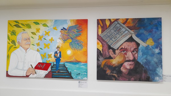 Rinden homenaje al escritor Gabriel García Márquez a través de la exposición de arte en la ciudad
