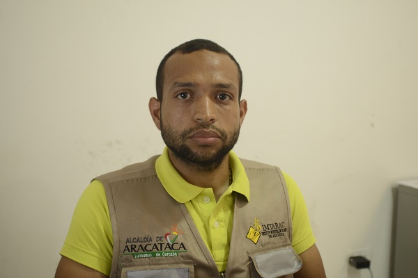 Jhean Paul De La Hoz, director de tránsito de Aracataca.